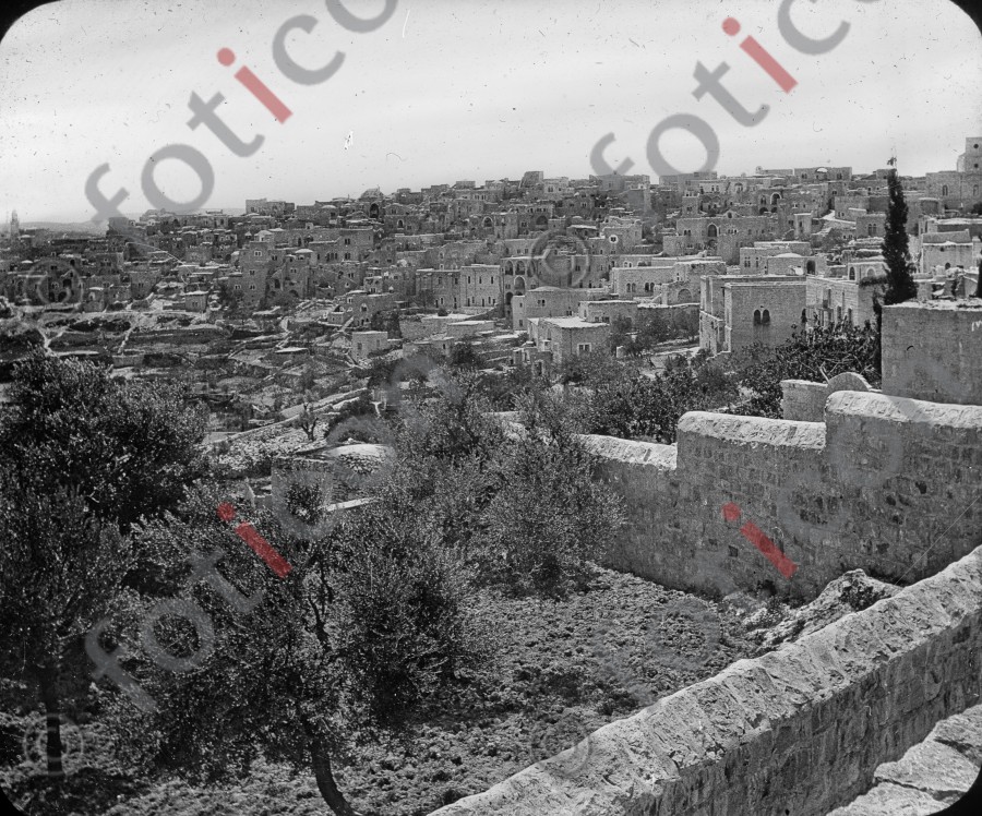 Bethlehem | Bethlehem - Foto simon-101-009-sw.jpg | foticon.de - Bilddatenbank für Motive aus Geschichte und Kultur